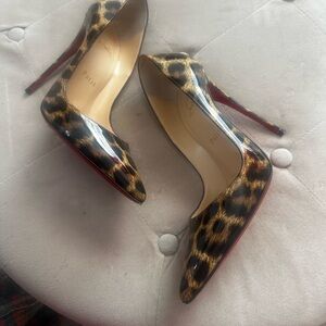 Christain louboutin Red bottoms Heeled Pumps with Pointed Toe and Stiletto Heel